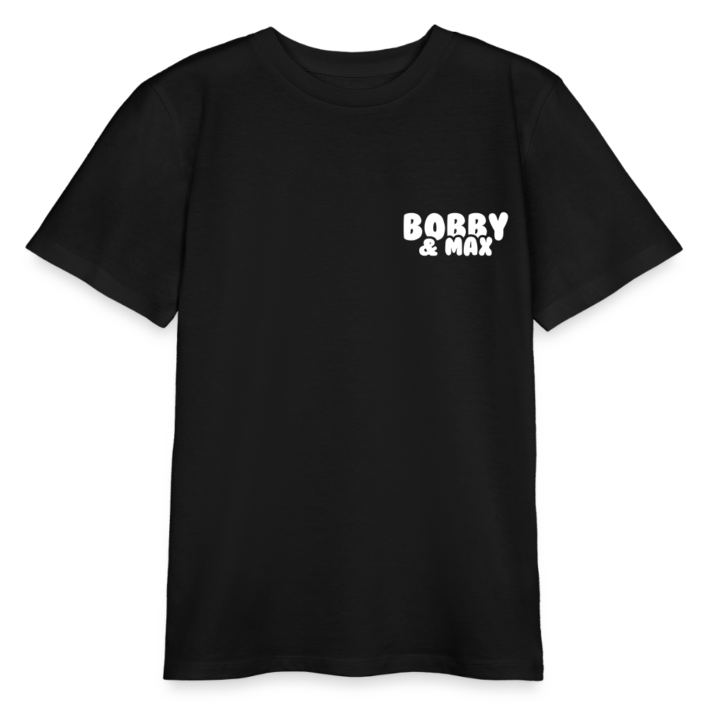 Bobby & Max - BIO Premium T-Shirt (134 - 158) - Schwarz