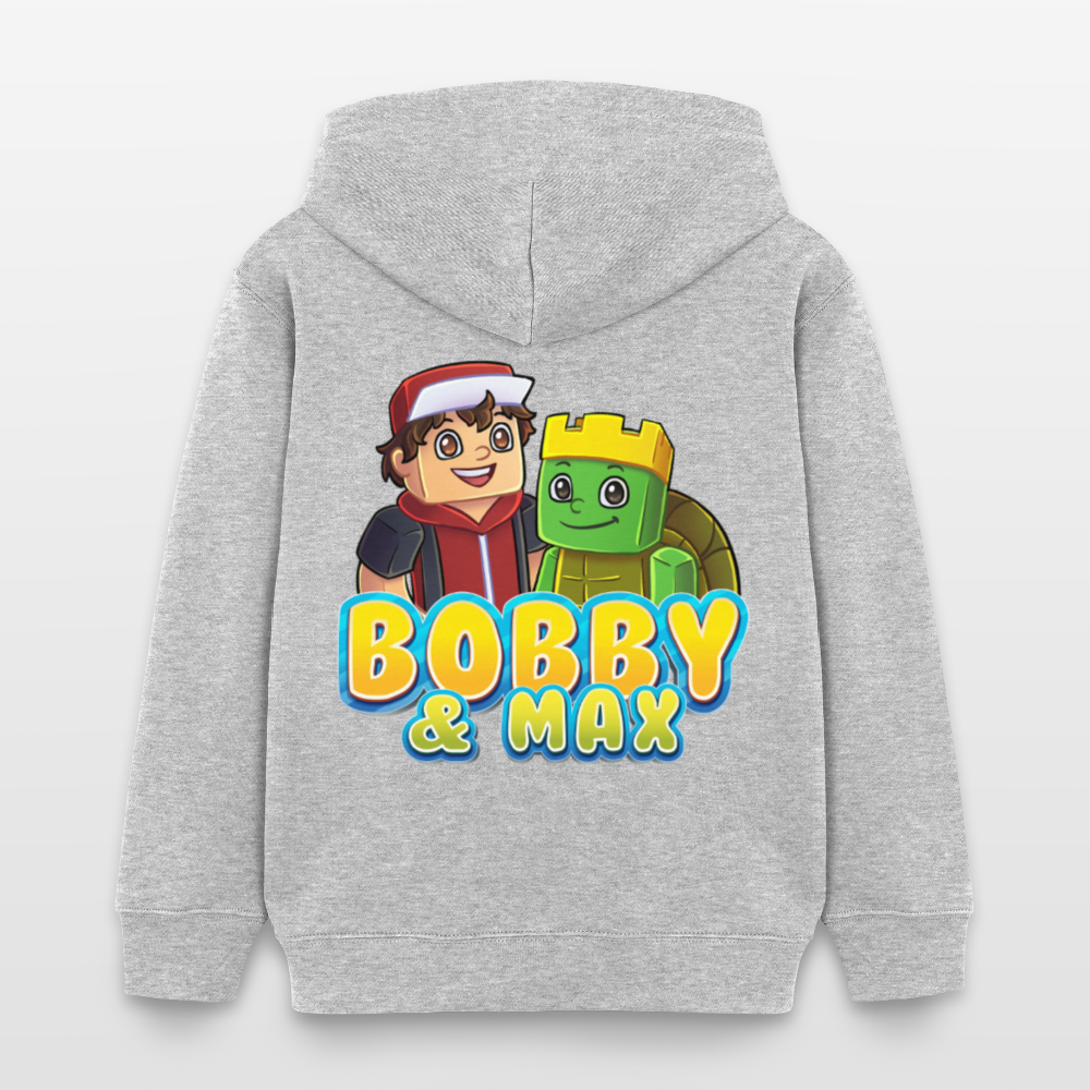 Bobby & Max - FAN Hoodie - Grau meliert
